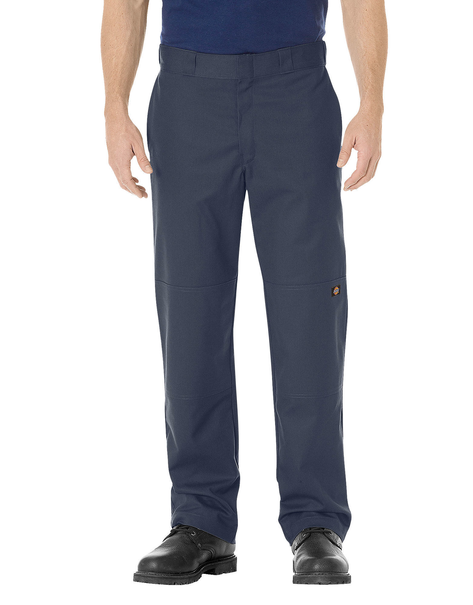Dickies Men's Regular Straight Fit Double Knee Stretch Twill Work Pant